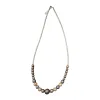 A suede pearl necklace is a fashionable and versatile gift for your girlfriend, an elegant and stylish accessory Item Picture